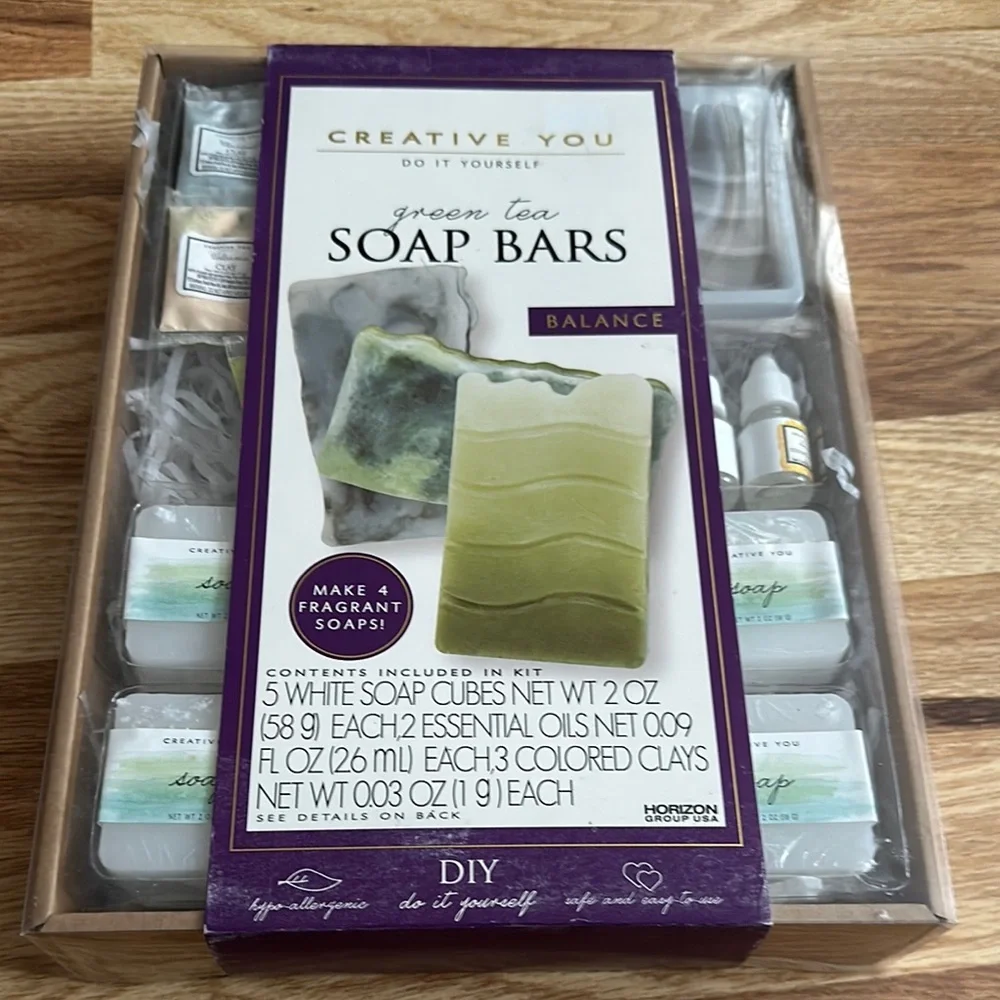 Green Tea Soap Bars Kit